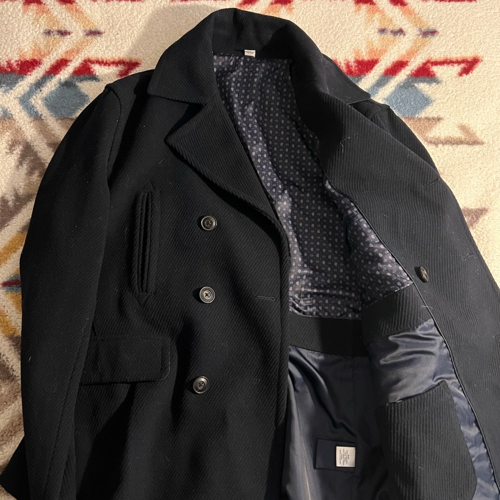 Mens Winter peacoat